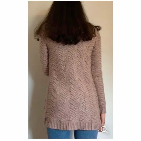 Mossimo Chevron Stitch Open Front Cardigan - Picture 12 of 13